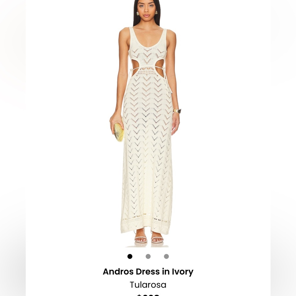 Tularosa Andros Dress Ivory Maxi Dress